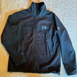 Men’s medium Mountain Hardwear Airshield windproof softshell fleece jacket